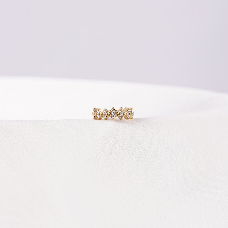 Diamond Earcuff Gold