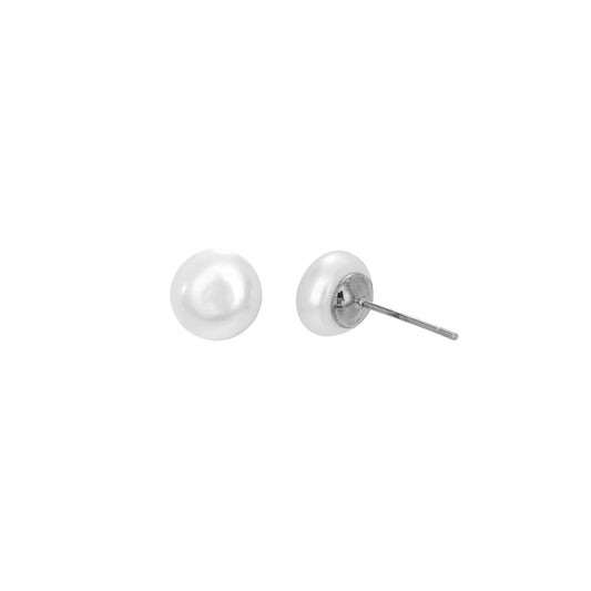 Süßwasserperlen Ohrstecker Silber