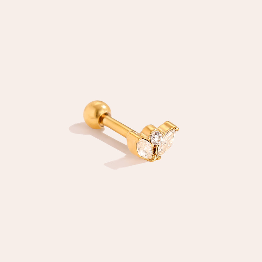Crown Piercing Gold