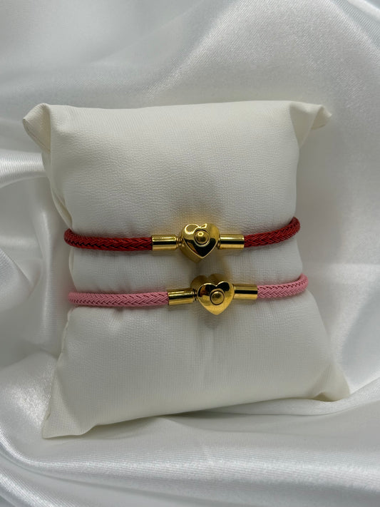 Rot Herzarmband