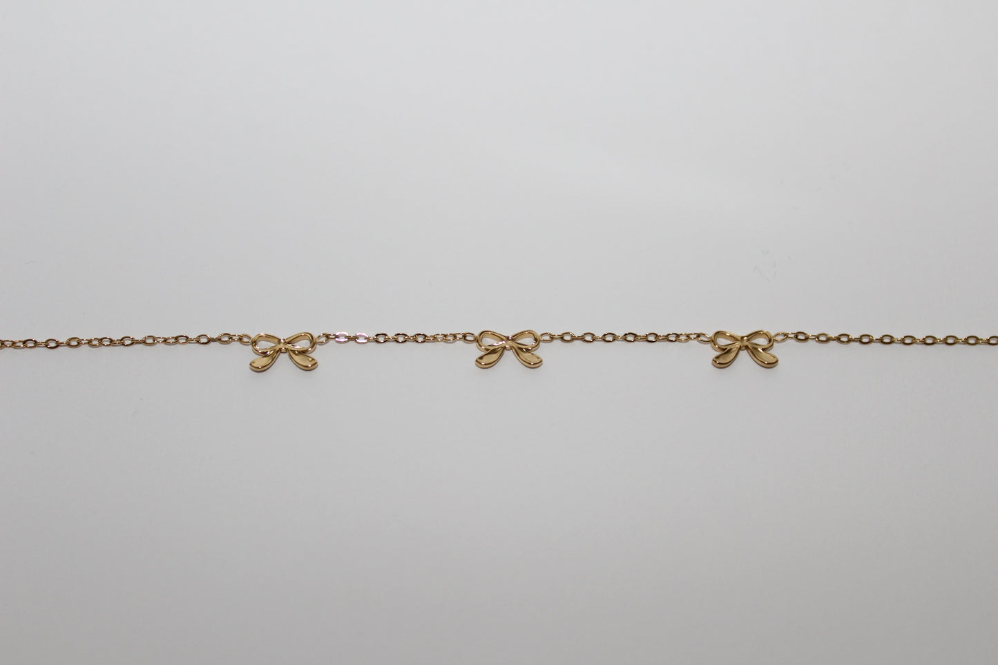 3 Mini Schleifen Edelstahl Armband