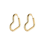 Elegante Gold Edelstahl Ohrringe