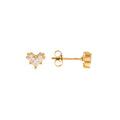 Herz Gold Edelstahl Ohrstecker
