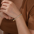 Diamond Edelstahl Armreif 6cm