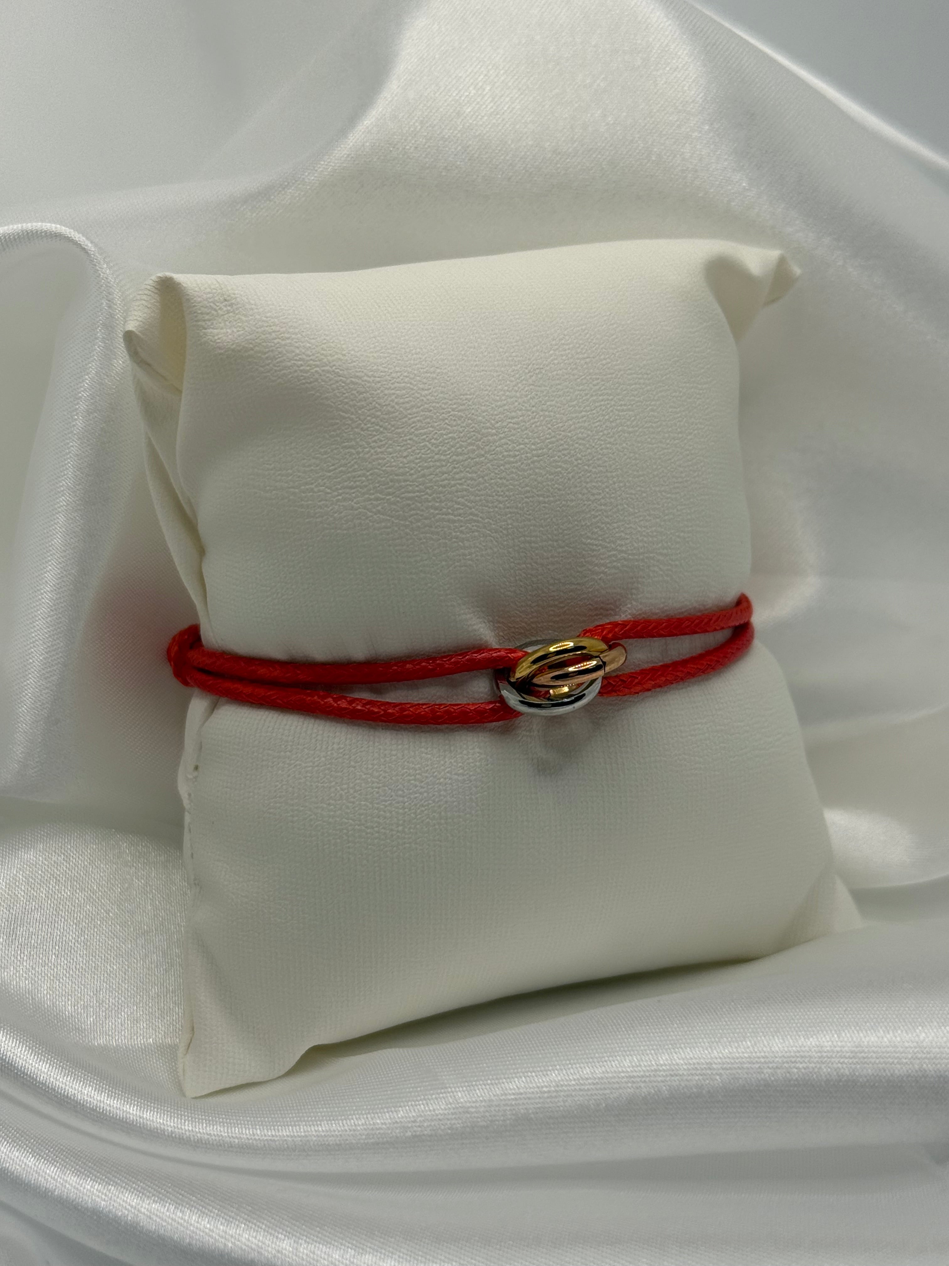 Infinity Armband Rot