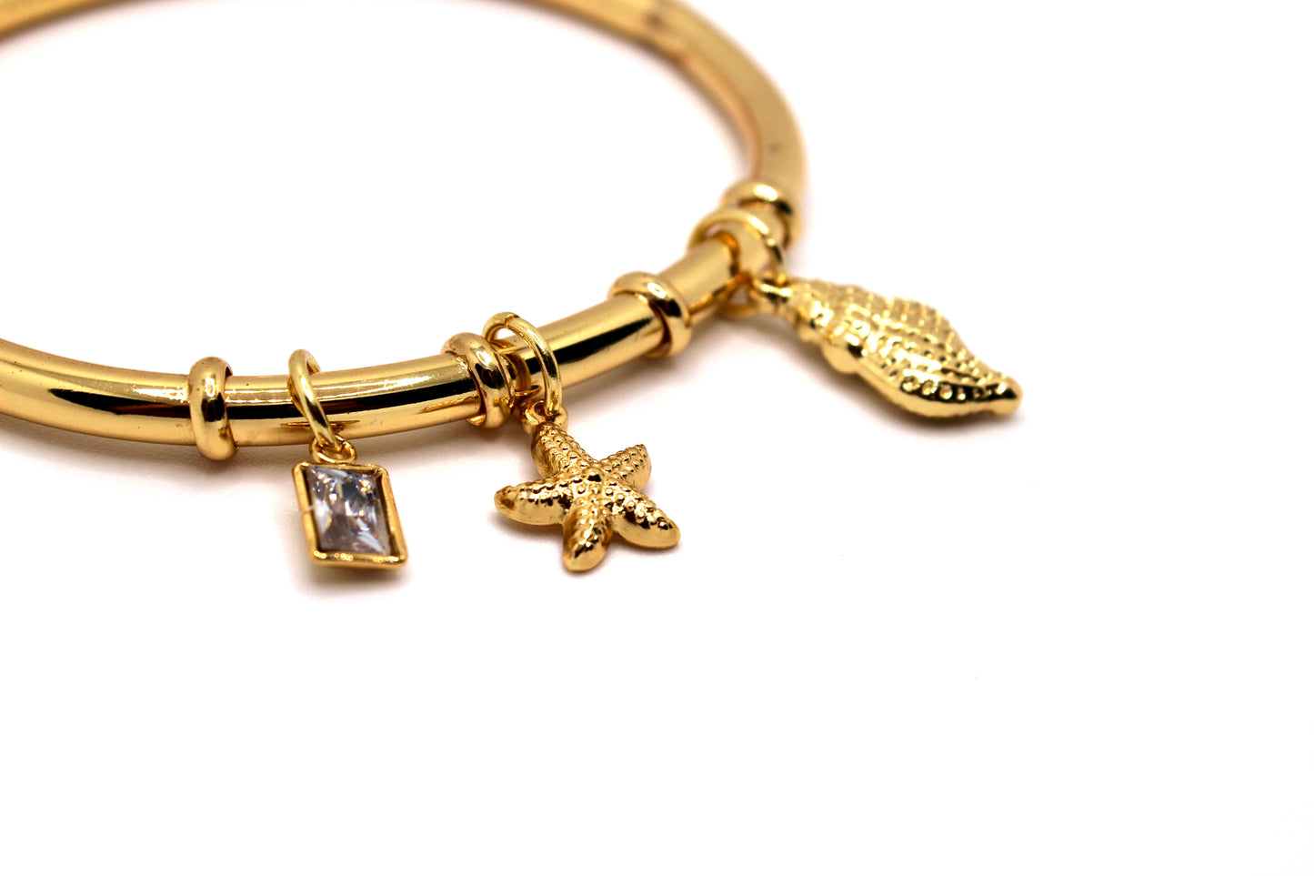 Muschel Armband Gold