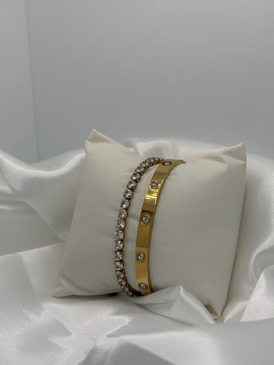 Tennis Armband  breit