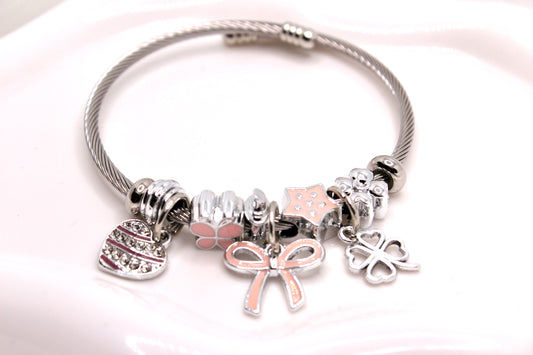 Schleifen Charm Armband