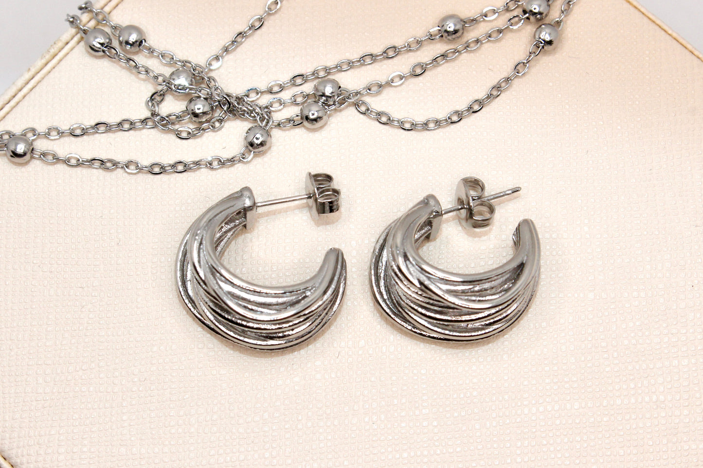 Stella Hoops Silber