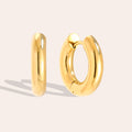 Hoop Edelstahl Creolen Gold