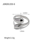 Drop Ring Silber